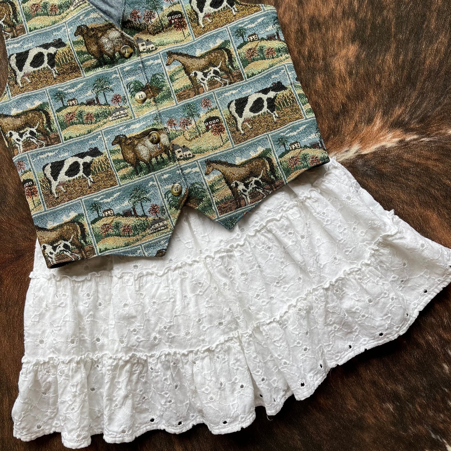 Western Tapestry Vest