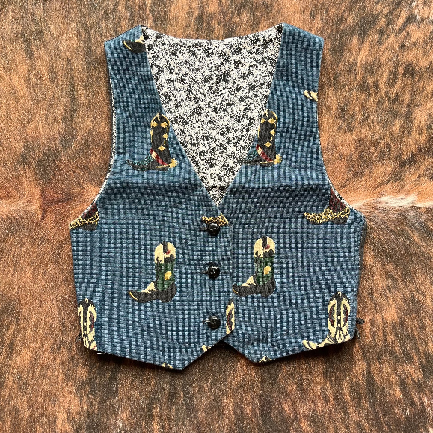 Cowboy Boot Vest