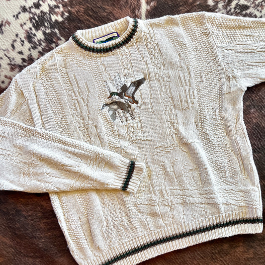 Vintage Wood Duck Sweater