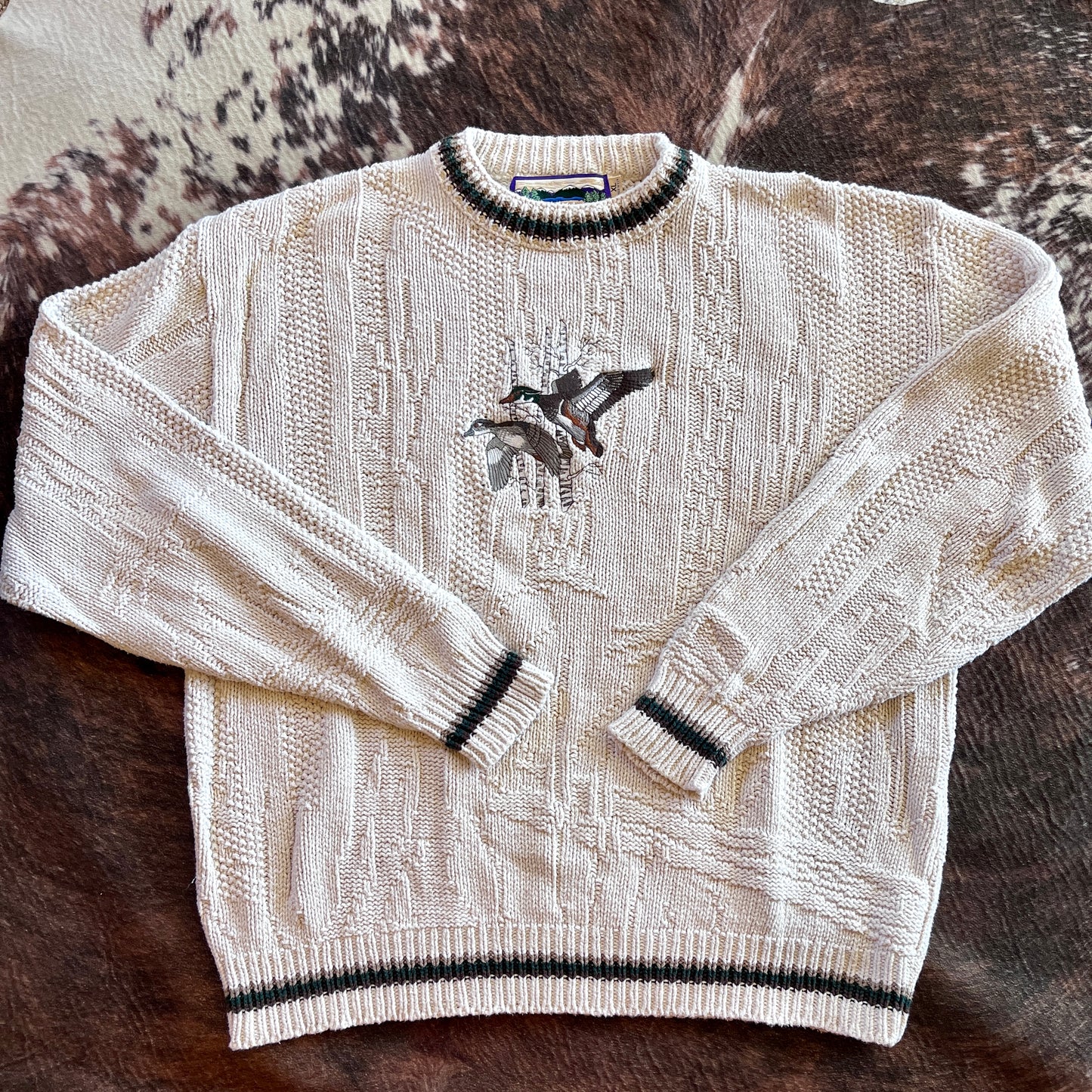 Vintage Wood Duck Sweater