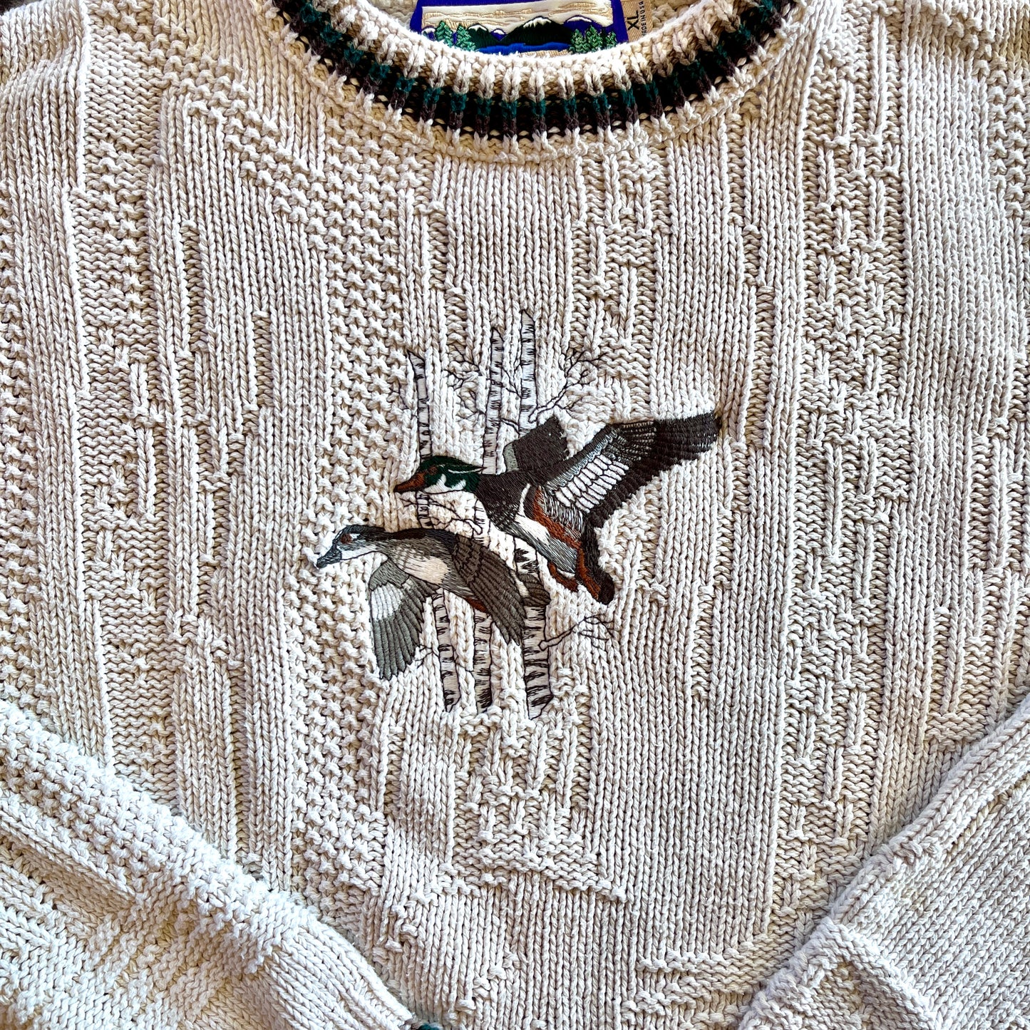 Vintage Wood Duck Sweater