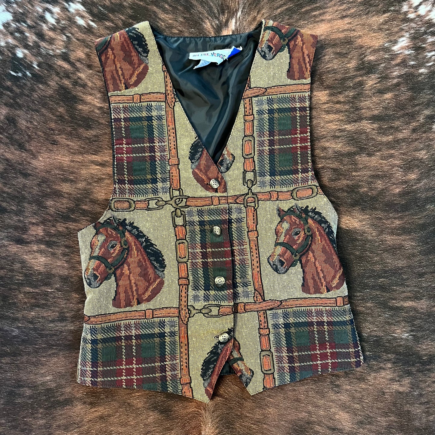 Vintage Equestrian Vest