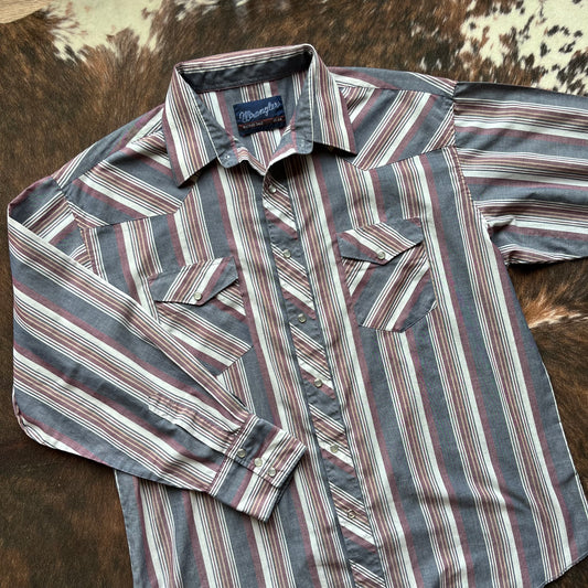 Wrangler Stripe Pearlsnap