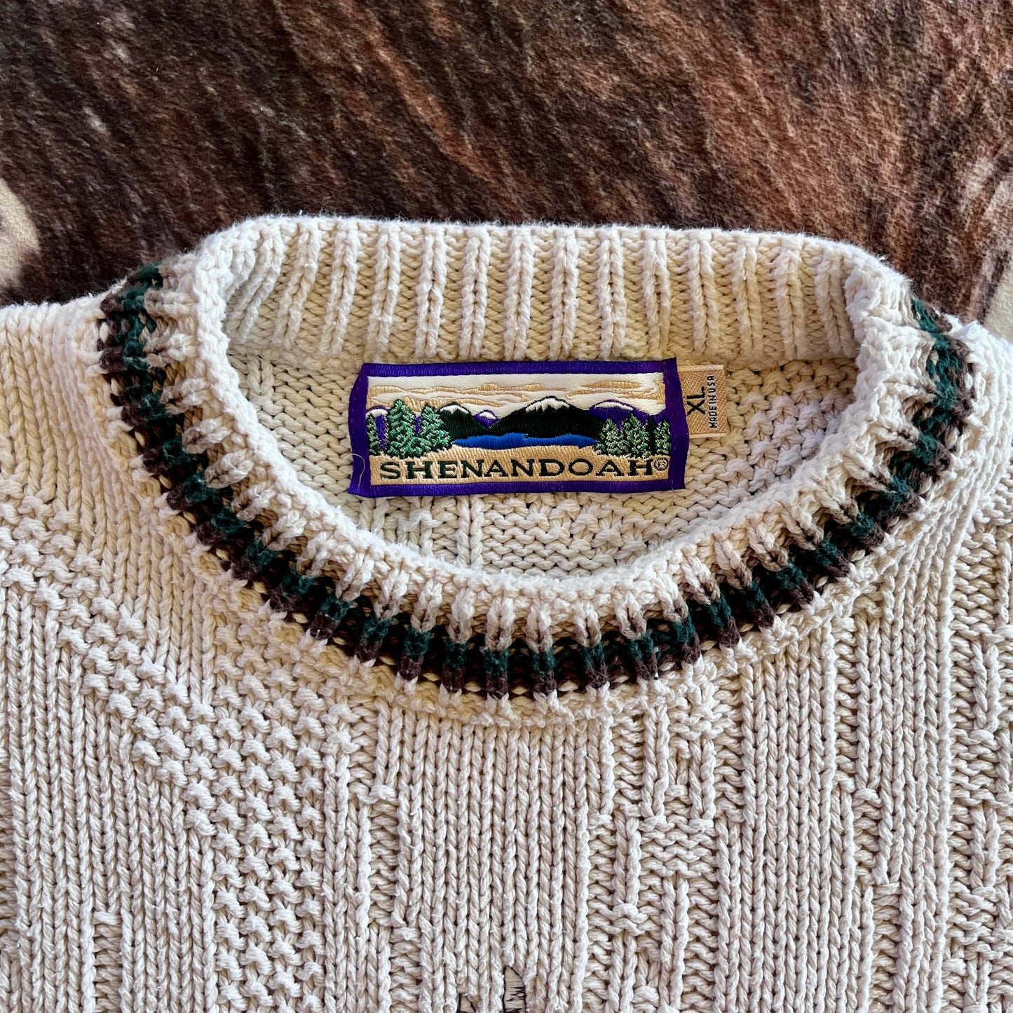 Vintage Wood Duck Sweater